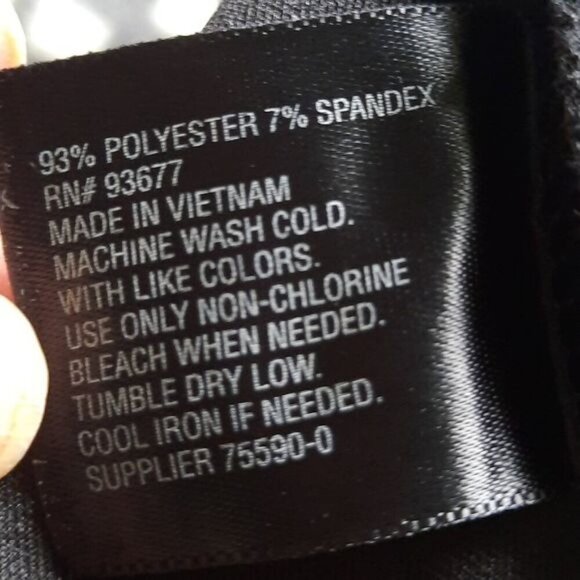 Worthington NWT Black Pink Orange Blue Neon Print Slit Pencil Skirt Size 6 - Picture 7 of 7